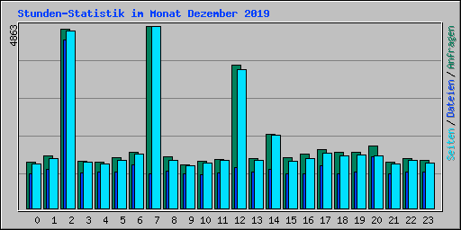 Stunden-Statistik im Monat Dezember 2019